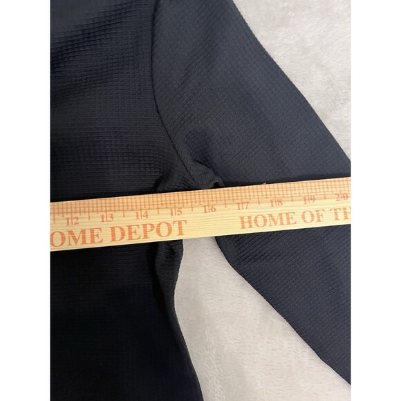 Sonnet James A Play Dress Women's Size XS Black Textured Long Sleeve Stretch - Picture 4 of 10